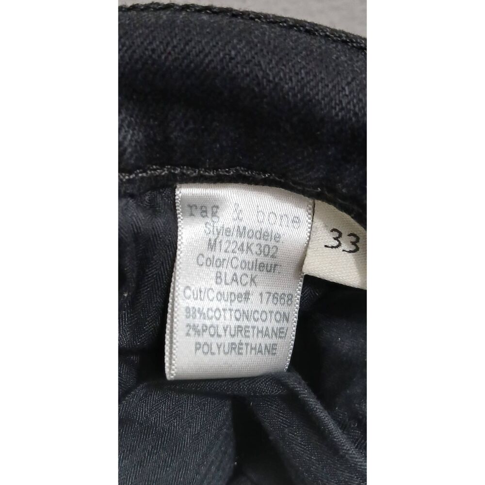 Rag and bone mens size 33 standard issue black je… - image 6